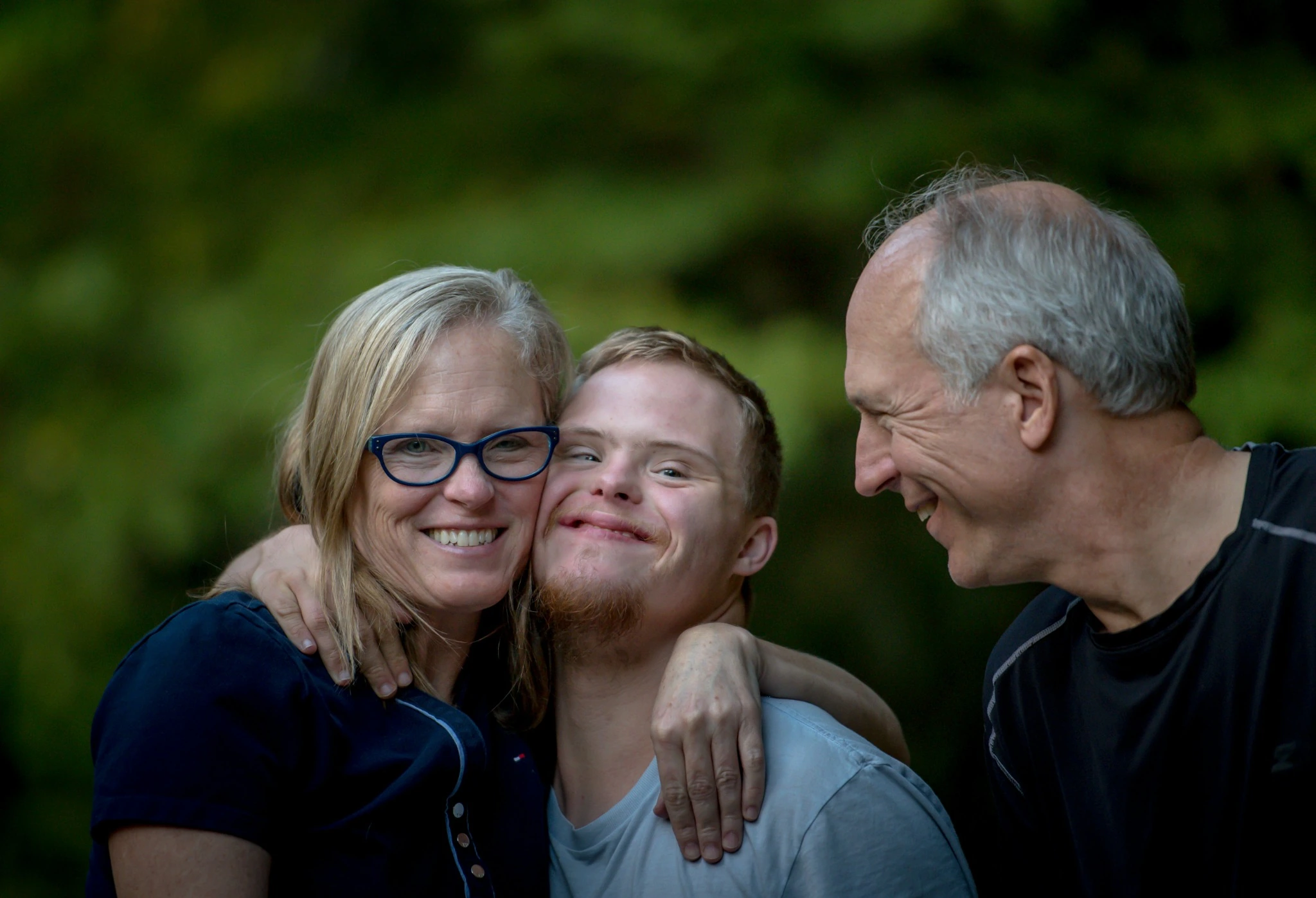 Original family photograph before artistic transformation